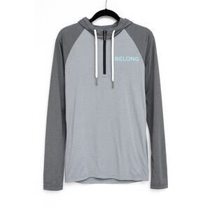 Belong Designs Women's Apex Tek Hoodie Gray Size M